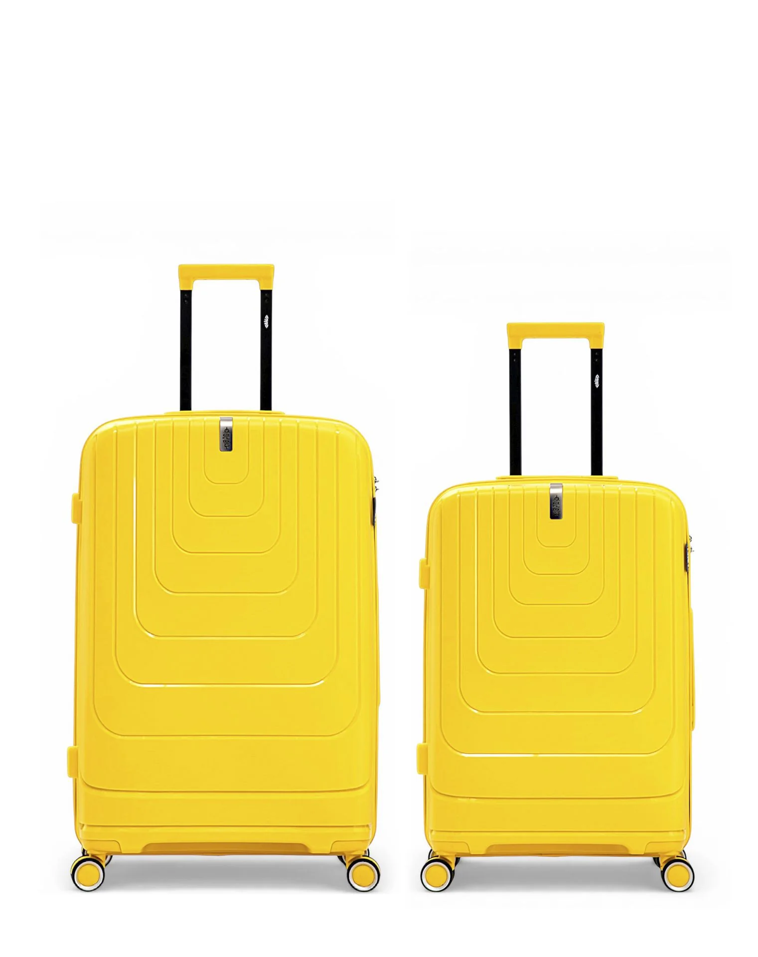 Lot de 2 Valises Rigides Grand Format et Taille Moyenne GALINA