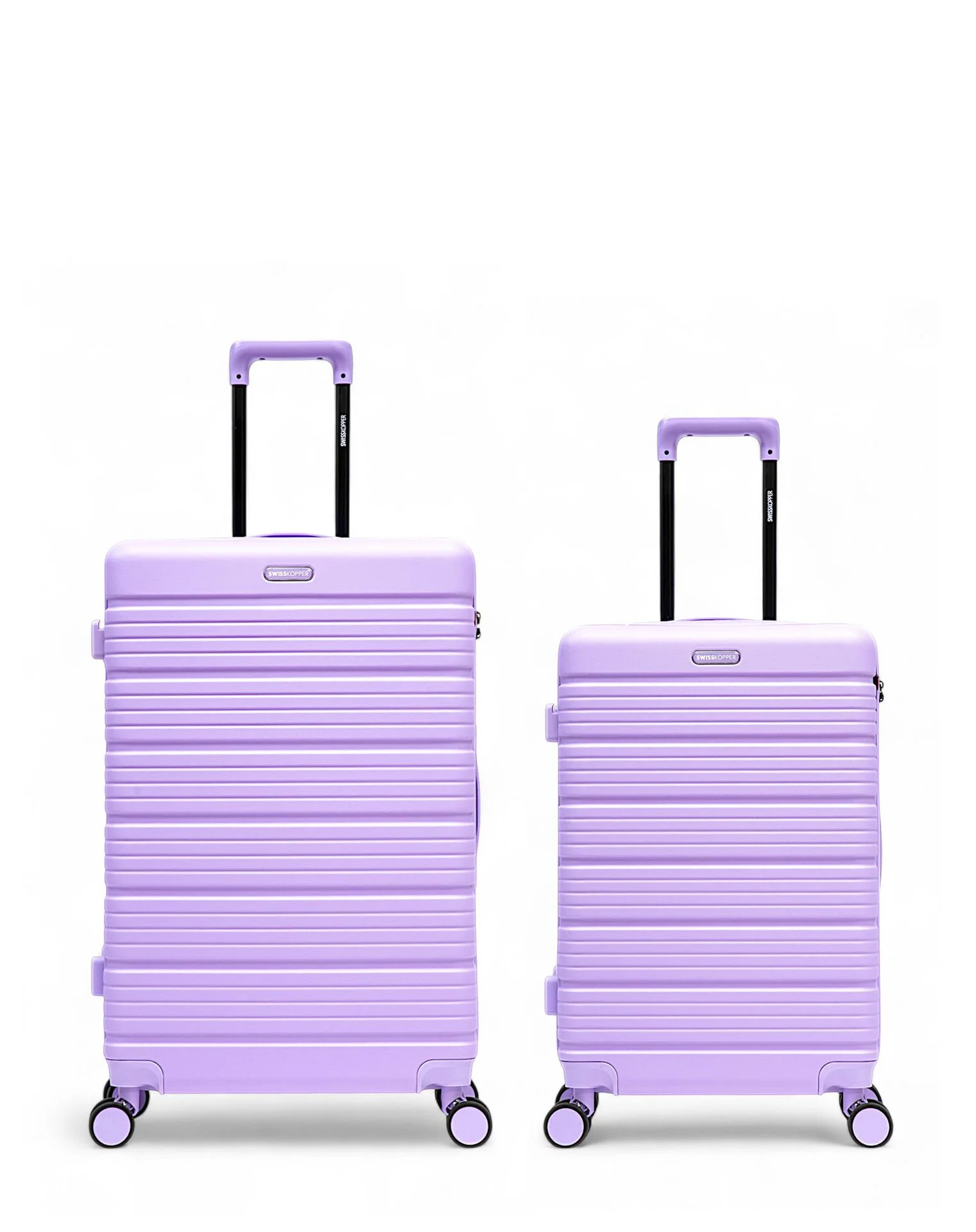 Lot de 2 Valises Rigides Grand Format et Taille Moyenne LUGANO
