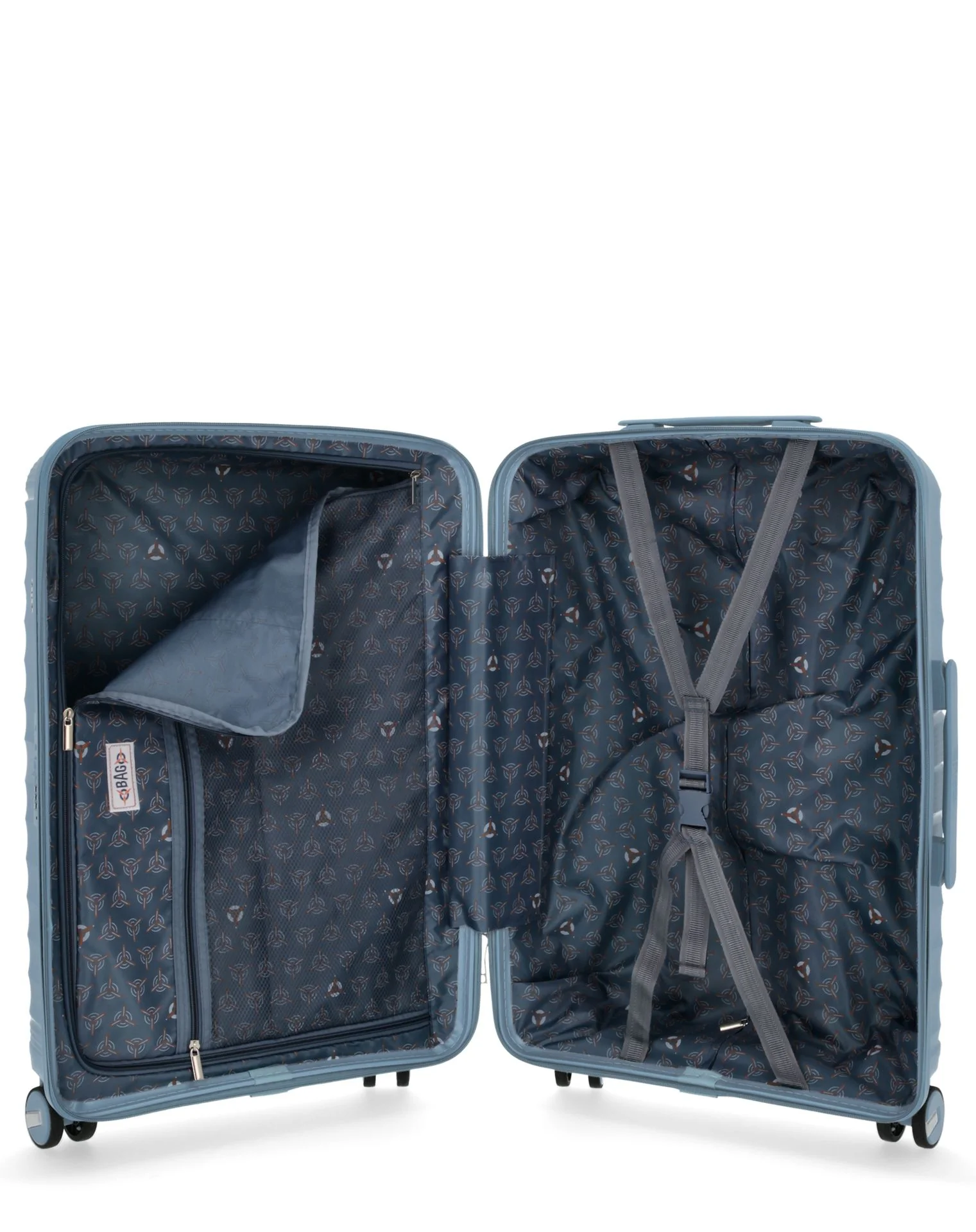 Lot de 2 Valises Rigides Taille Moyenne et Cabine VELA