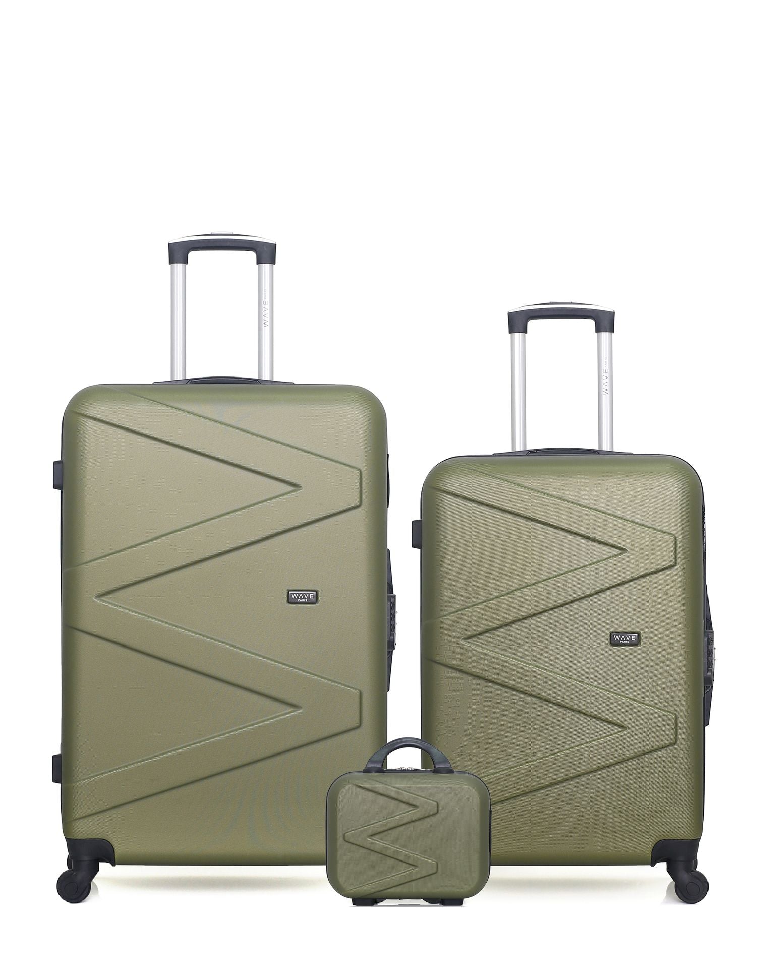 Lot de 3 Valises Rigides Grand Format, Taille Moyenne et Vanity AMAZONE - Image 31