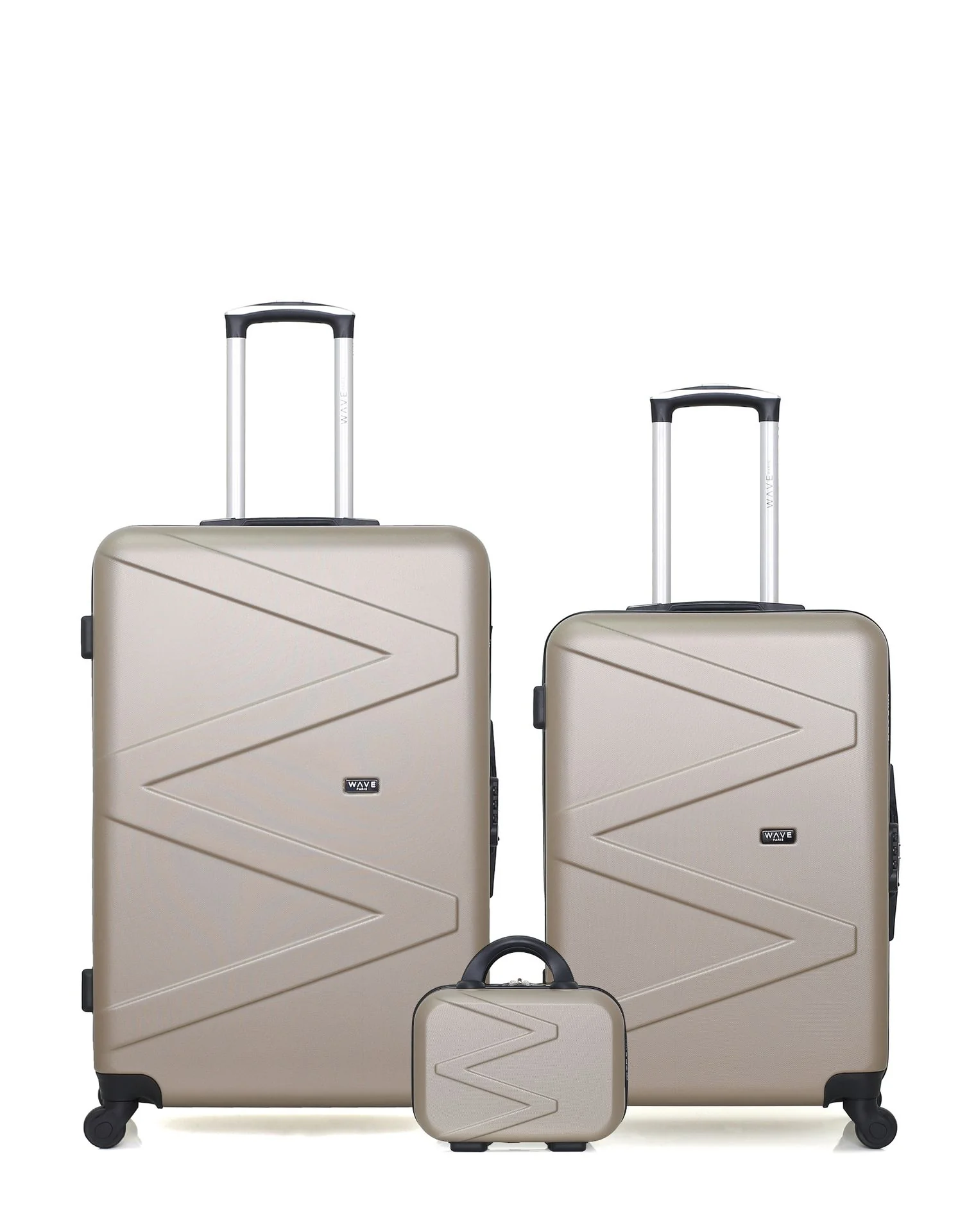 Lot de 3 Valises Rigides Grand Format, Taille Moyenne et Vanity AMAZONE - Image 49