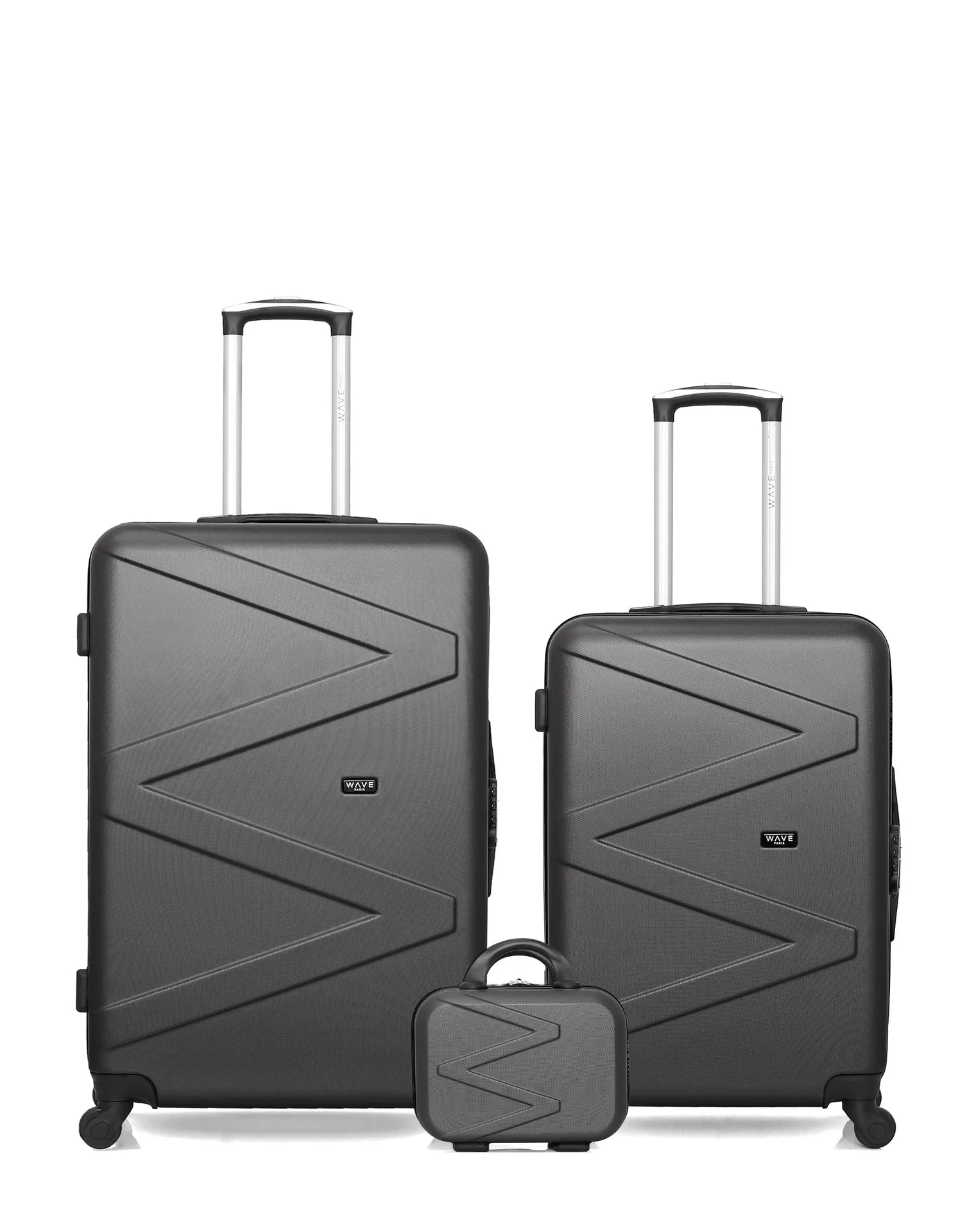 Lot de 3 Valises Rigides Grand Format, Taille Moyenne et Vanity AMAZONE - Image 55