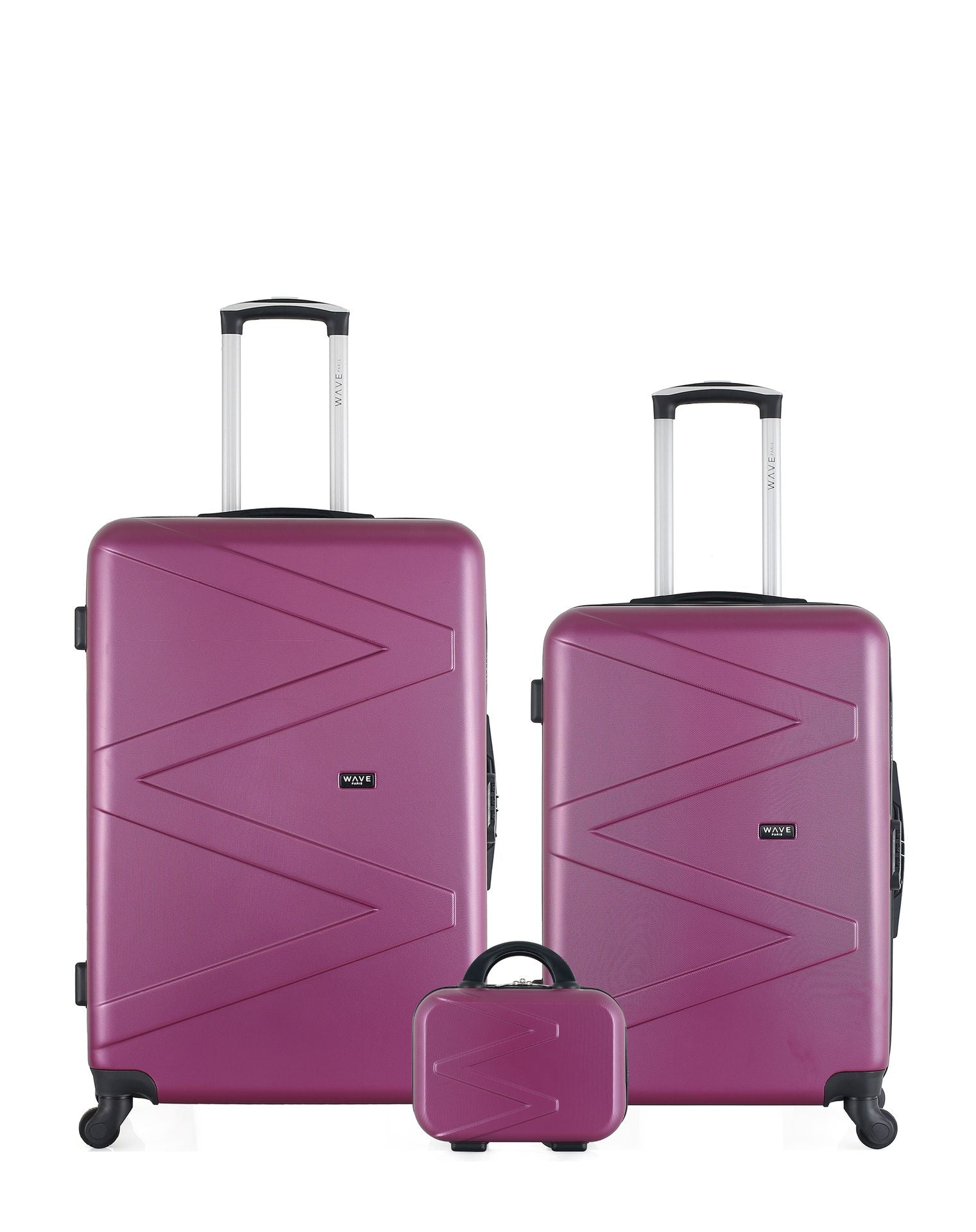 Lot de 3 Valises Rigides Grand Format, Taille Moyenne et Vanity AMAZONE - Image 7