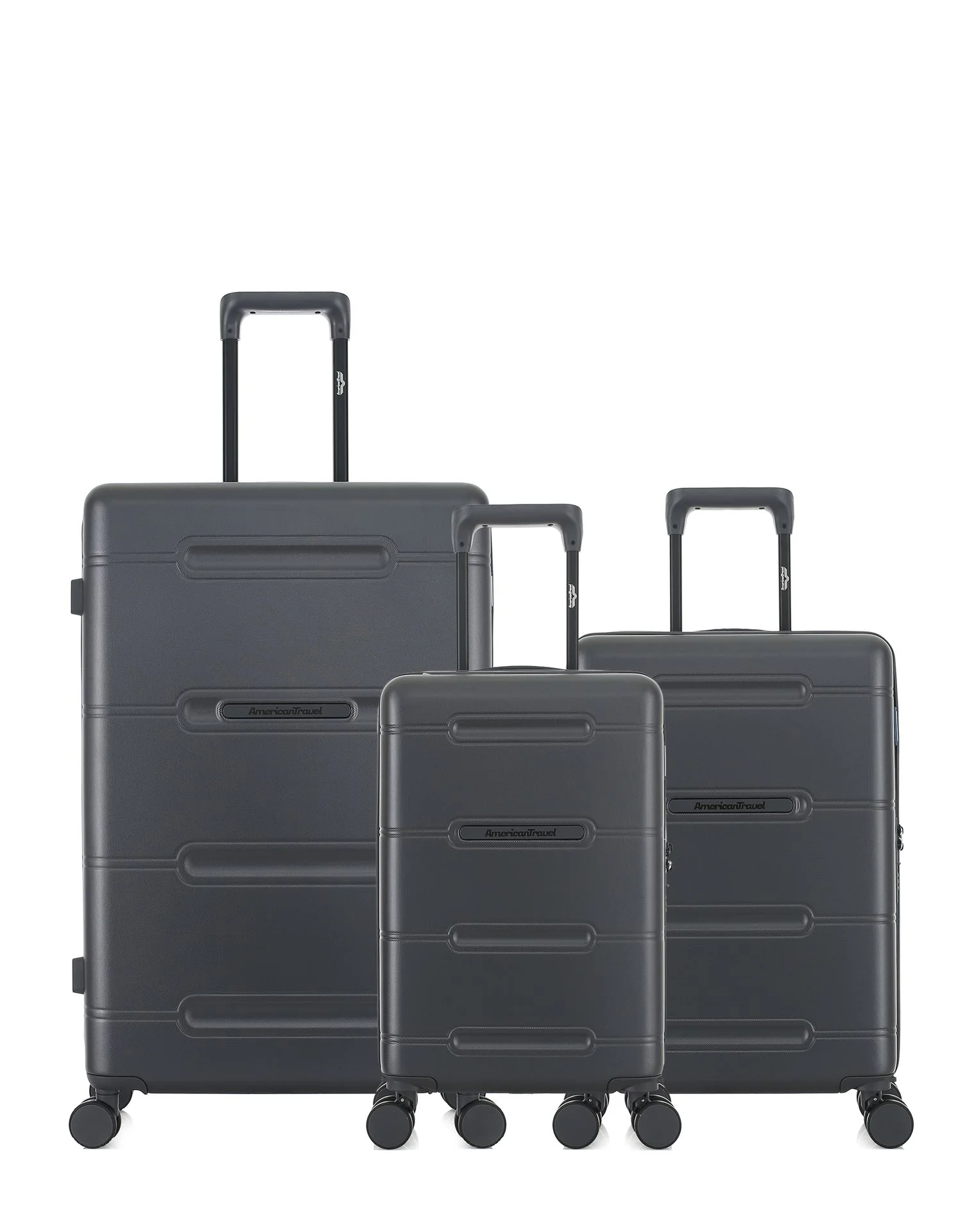 Lot de 3 Valises Rigides Grand Format, Cabine et Cabine XS CLEVELAND - Image 2