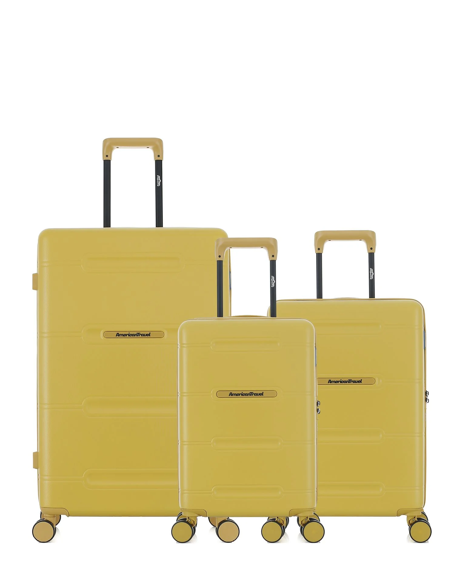 Lot de 3 Valises Rigides Grand Format, Cabine et Cabine XS CLEVELAND - Image 3