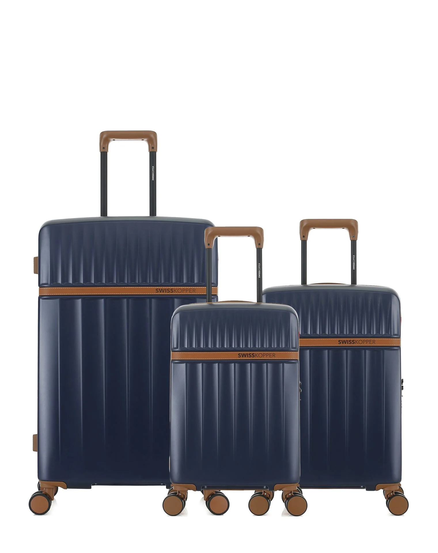 Lot de 3 Valises Rigides Grand Format, Cabine et Cabine XS ZERMATT - Image 29