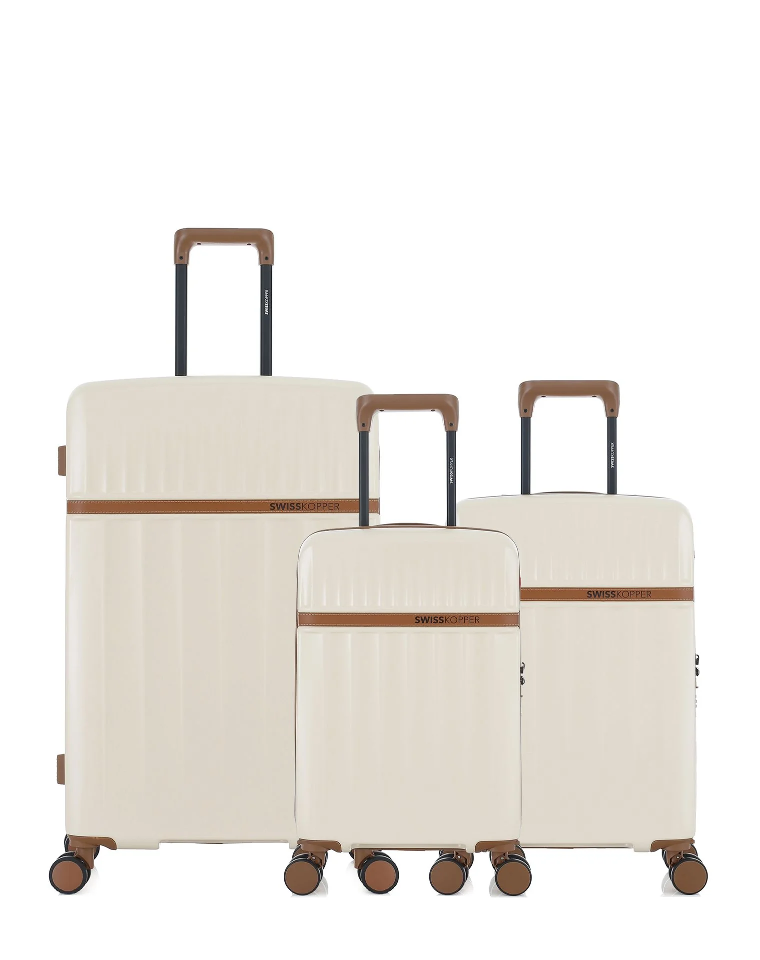 Lot de 3 Valises Rigides Grand Format, Cabine et Cabine XS ZERMATT - Image 8