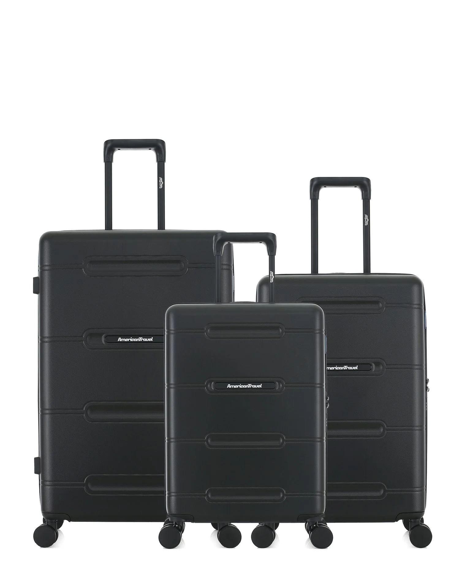 Lot de 3 Valises Rigides Grand Format, Taille Moyenne et Cabine CLEVELAND