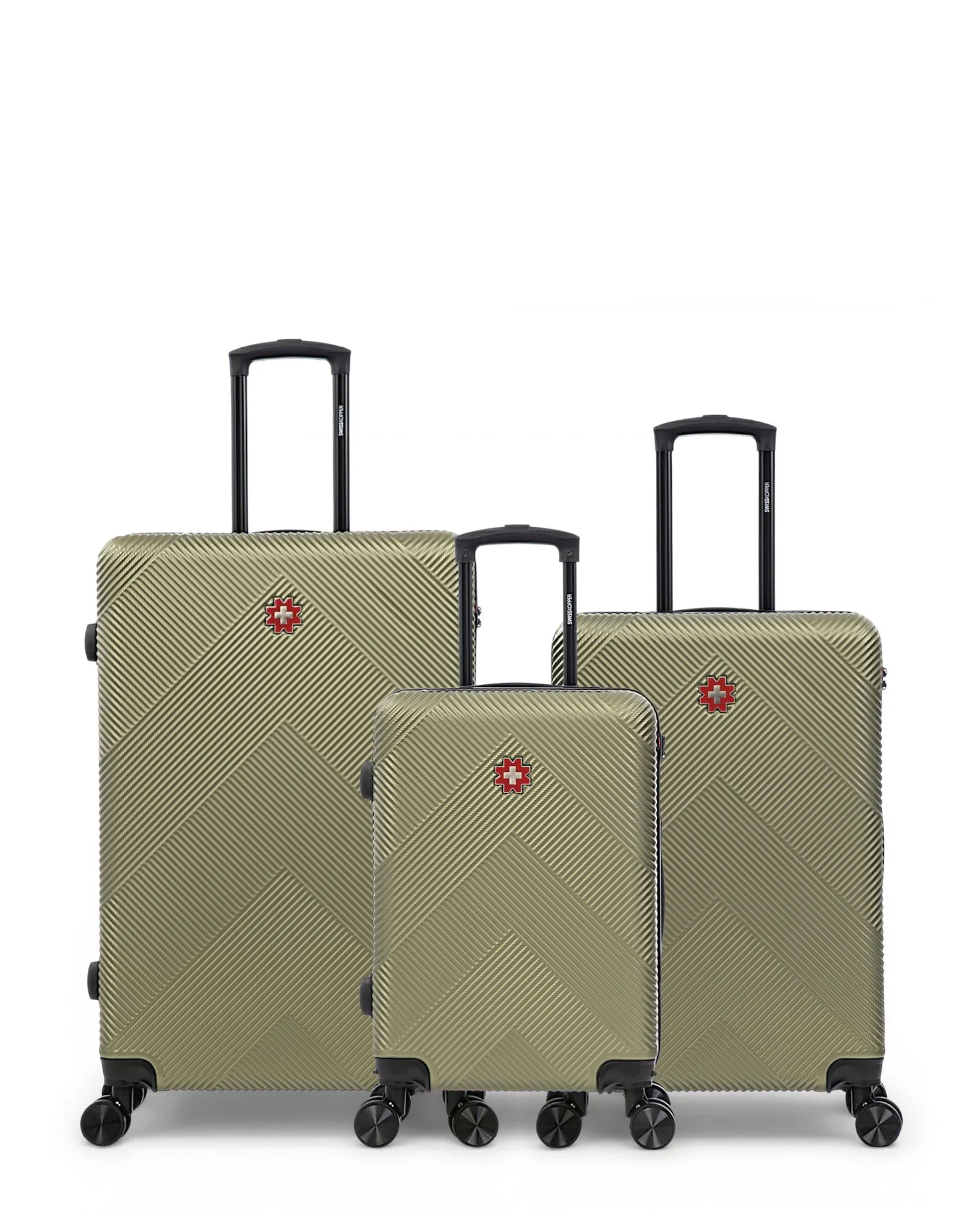 Lot de 3 Valises Rigides Grand Format, Taille Moyenne et Cabine OLTEN