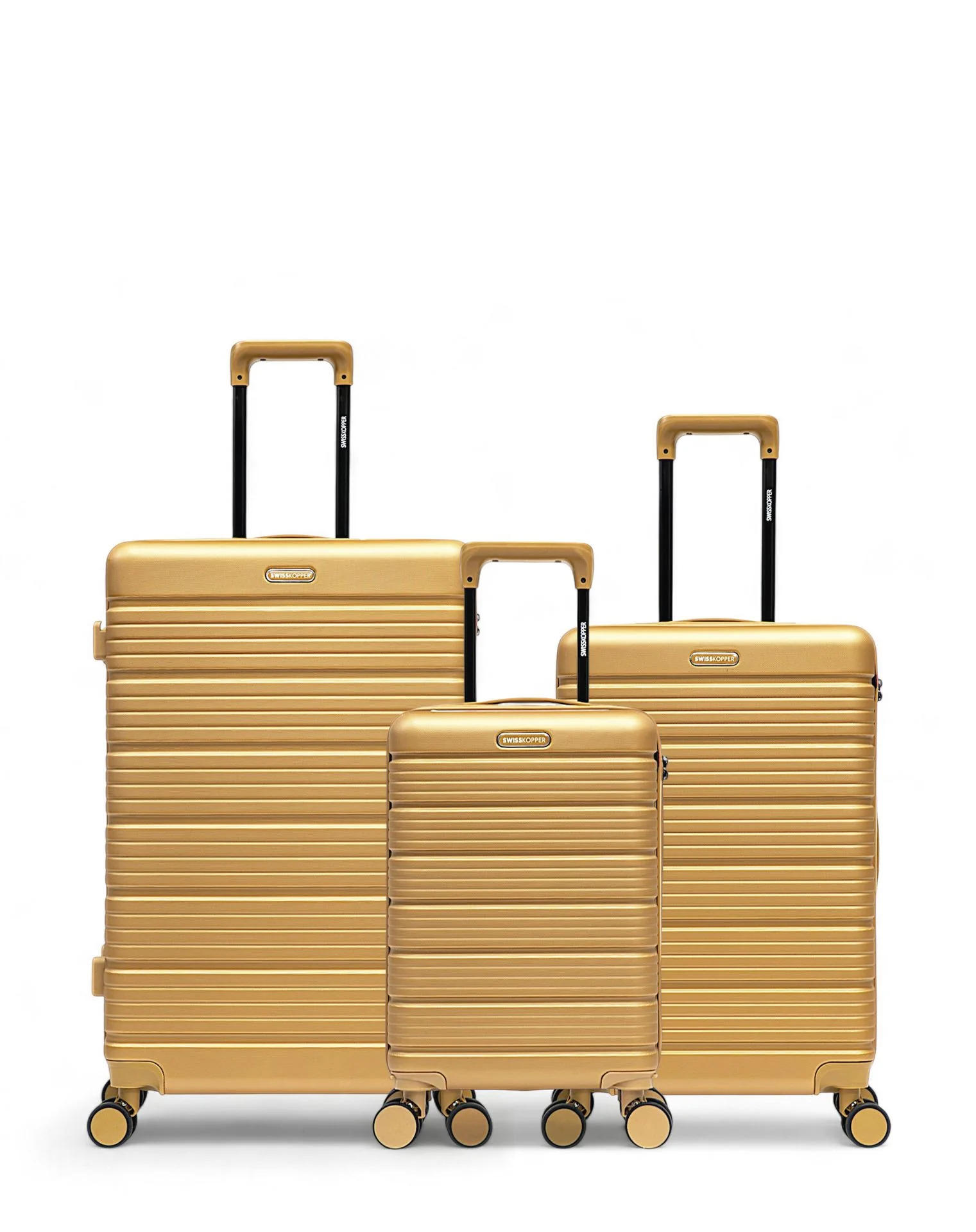 Lot de 3 Valises Rigides Grand Format, Taille Moyenne et Cabine XS LUGANO - Image 11