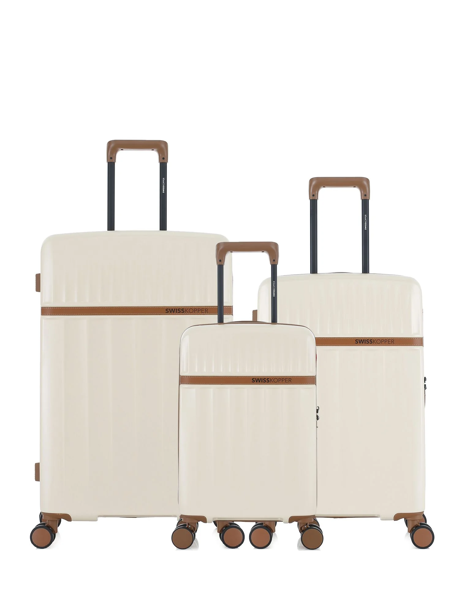 Lot de 3 Valises Rigides Grand Format, Taille Moyenne et Cabine XS ZERMATT - Image 8