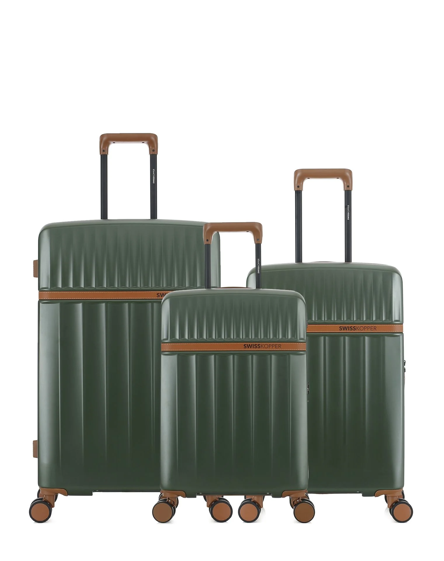 Lot de 3 Valises Rigides Grand Format, Taille Moyenne et Cabine ZERMATT - Image 15