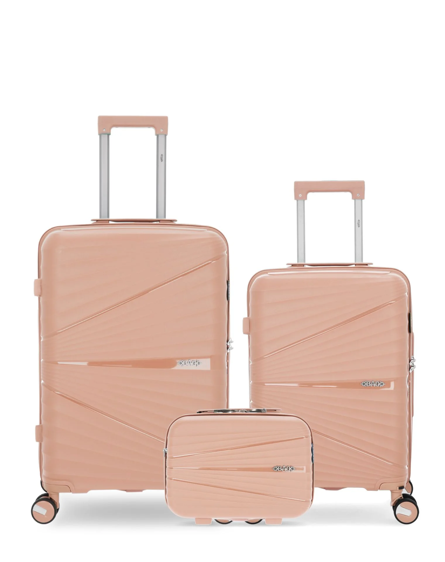 Lot de 3 Valises Rigides Taille Moyenne, Cabine et Grand Vanity VELA - Image 33
