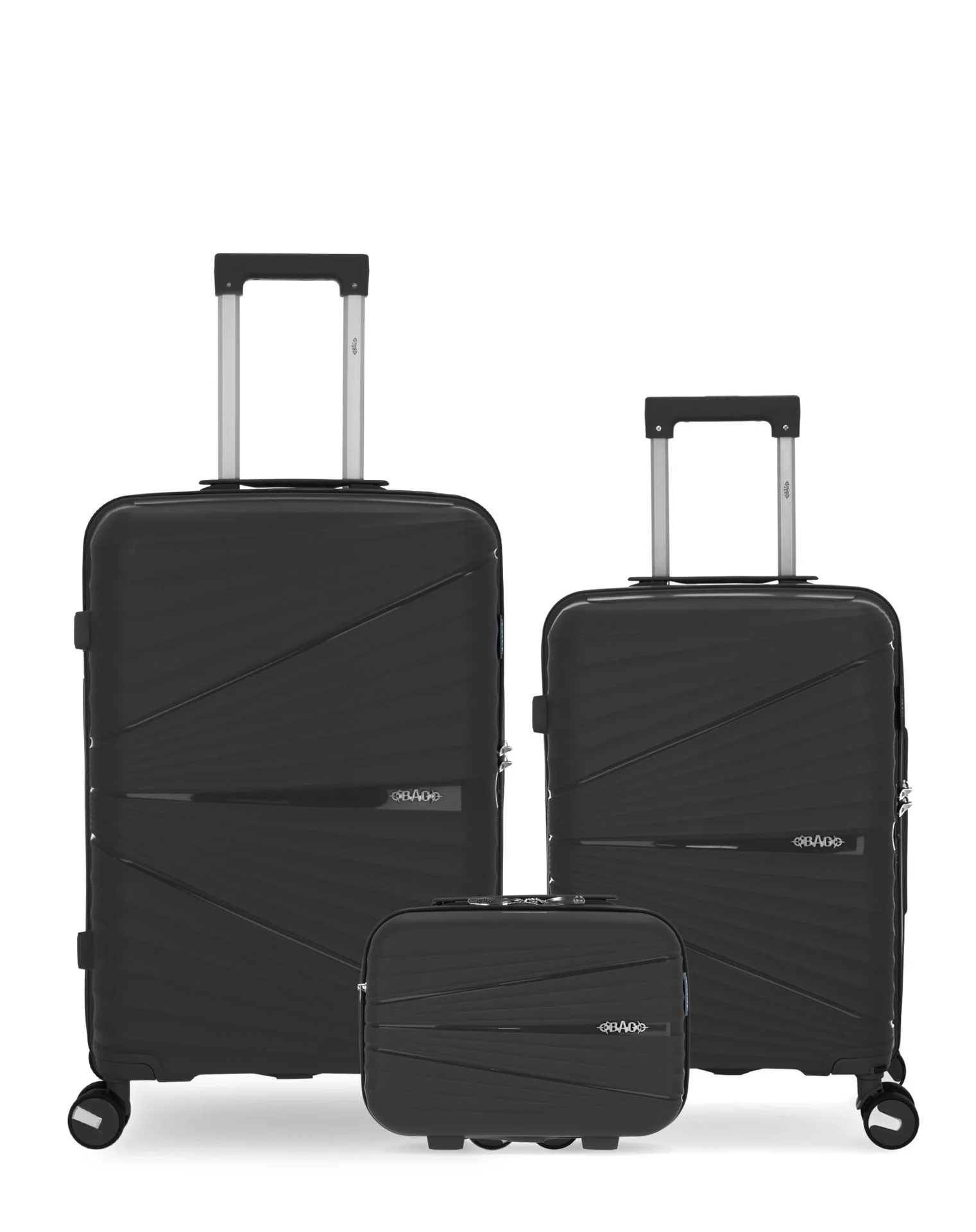 Lot de 3 Valises Rigides Taille Moyenne, Cabine et Grand Vanity VELA - Image 36