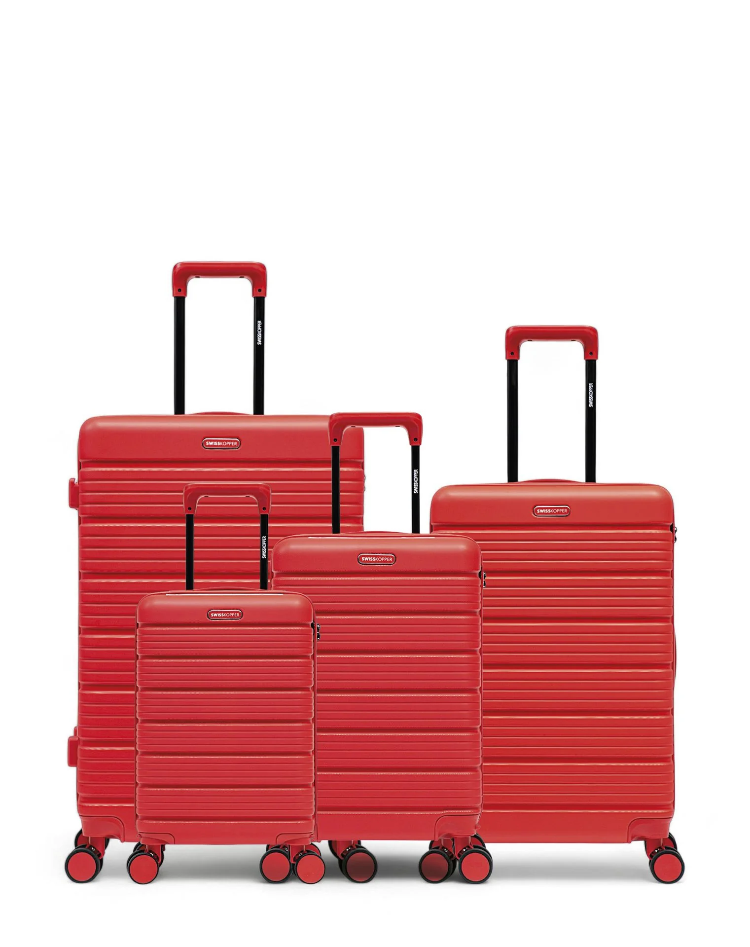 Lot de 4 Valises Rigides Grand Format, Taille Moyenne, Cabine et Cabine XS LUGANO - Image 21