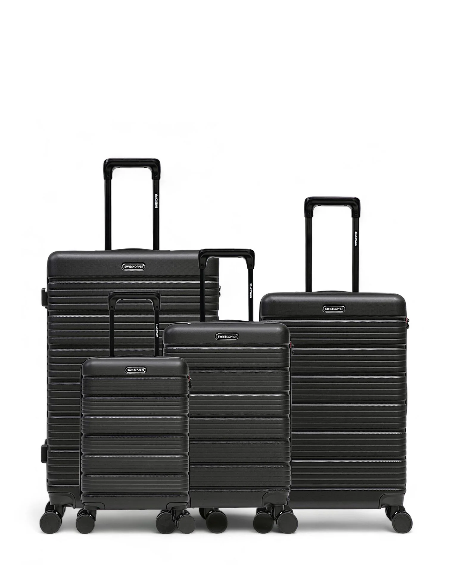 Lot de 4 Valises Rigides Grand Format, Taille Moyenne, Cabine et Cabine XS LUGANO - Image 41