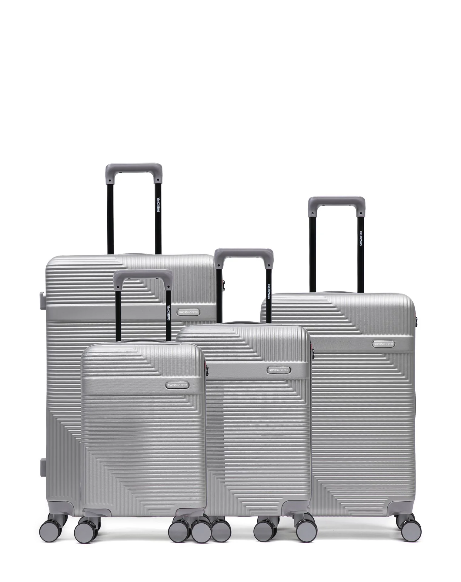 Lot de 4 Valises Rigides Grand Format, Taille Moyenne, Cabine et Cabine XS WOHLEN - Image 19