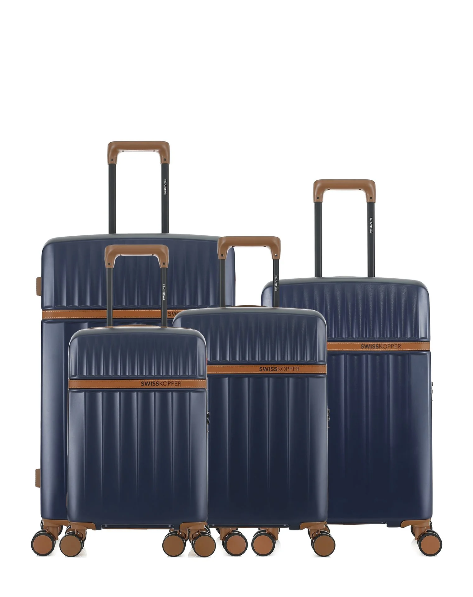 Lot de 4 Valises Rigides Grand Format, Taille Moyenne, Cabine et Cabine XS ZERMATT - Swiss Kopper | Baage - Image 29