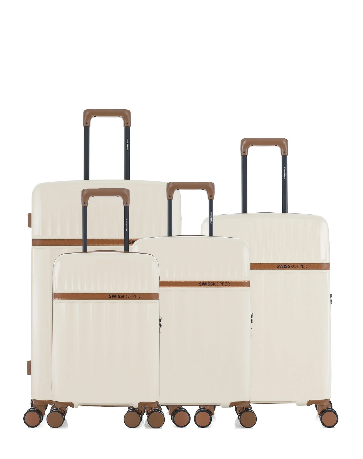 Lot de 4 Valises Rigides Grand Format, Taille Moyenne, Cabine et Cabine XS ZERMATT - Swiss Kopper | Baage - Image 8
