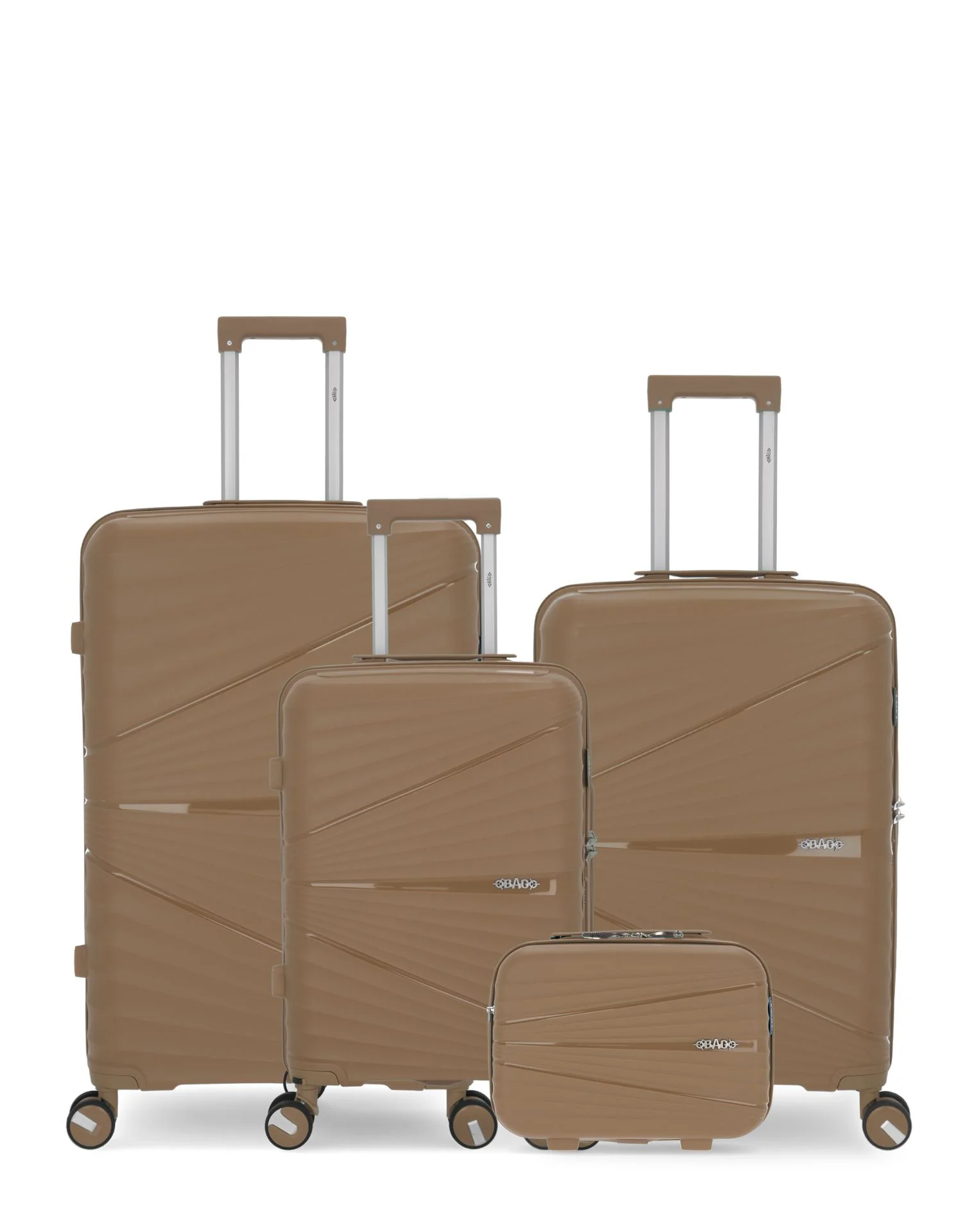 Lot de 4 Valises Rigides Grand Format, Taille Moyenne, Cabine et Grand Vanity VELA - Image 34