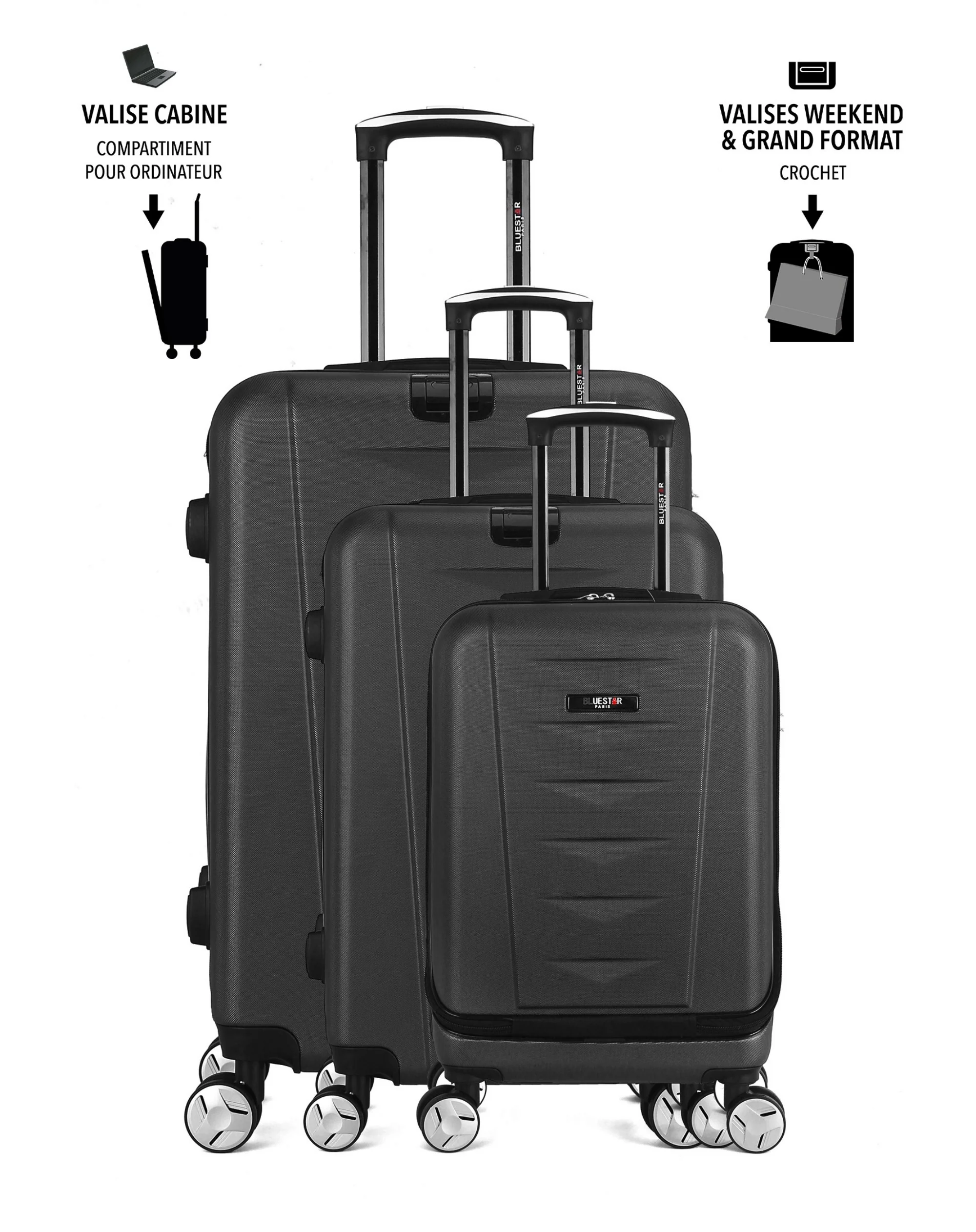 Set de 3 Valises Rigide AJACCIO