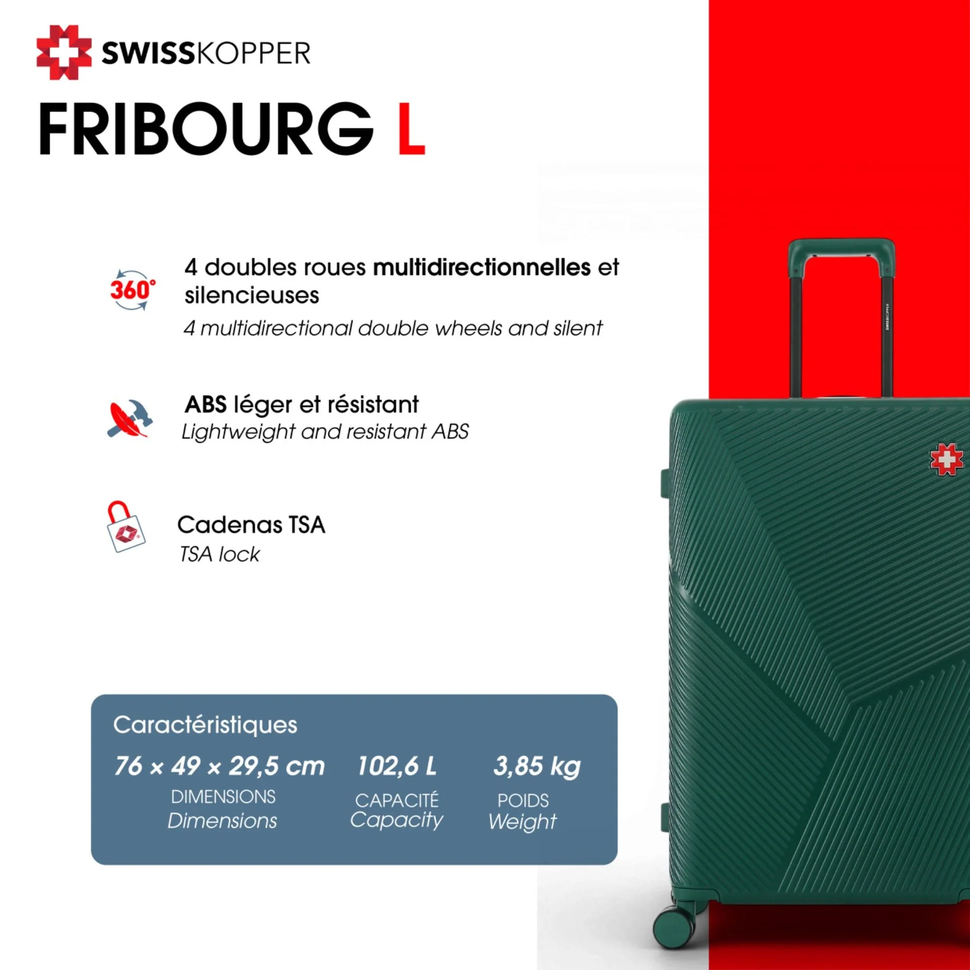 Valise Grand Format Rigide FRIBOURG - Image 30